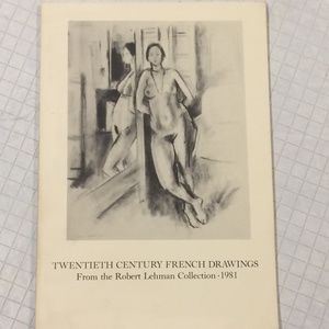 1980s Twentieth Century French Drawings art Book